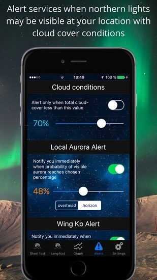aurora alerts app v2.7 ׿3