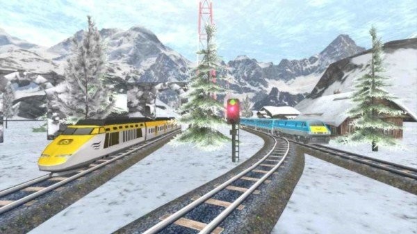 𳵱3dϷ(train racing 3d) v8.1 ׿ 1