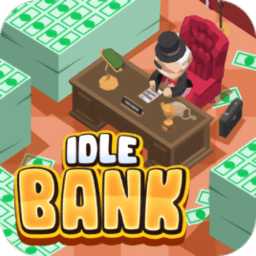 闲置银行破解版游戏无限金币版(idle bank)