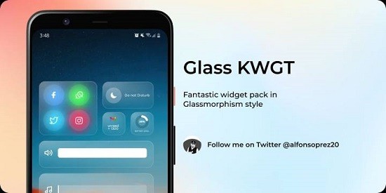 glass kwgt v1.1 ׿°1