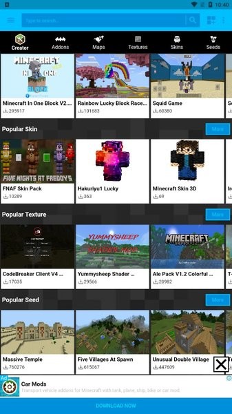 ҵģӹ(Mods AddOns for Minecraft PE) v2.2.0 ׿ 2