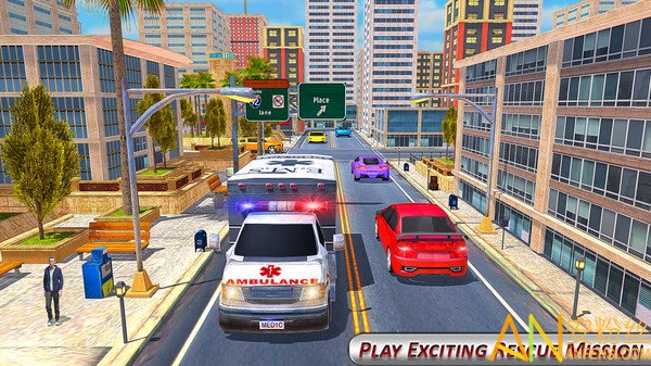 救护车救援模拟手机版下载 救护车救援模拟游戏下载v1.7 安卓版 安粉丝游戏网 
