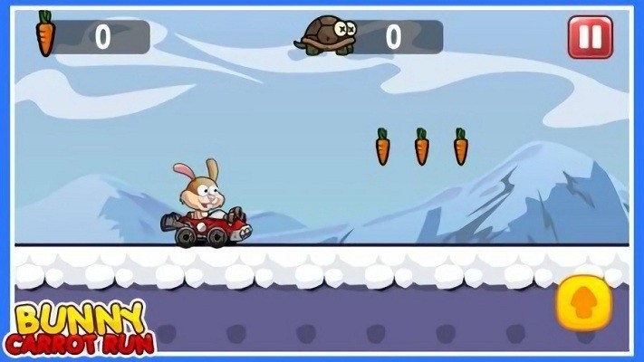 兔子胡萝卜跑游戏 v1.2 安卓版 0